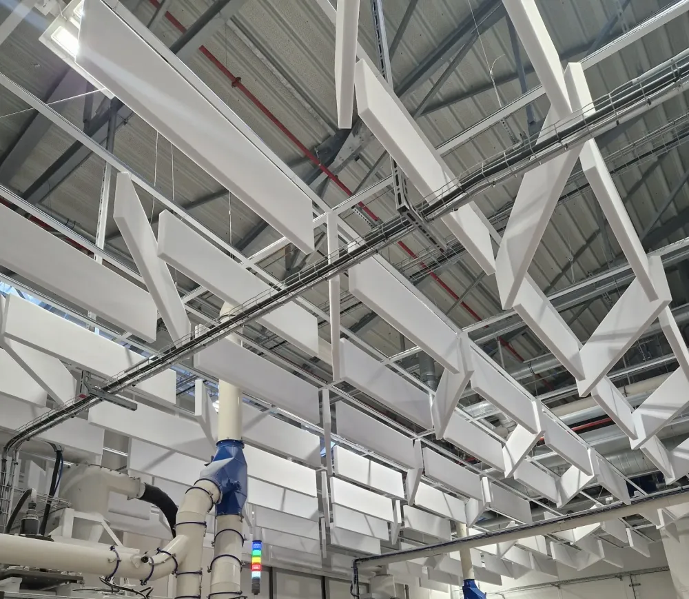 Plafond baffle